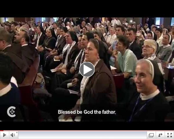 Pope cries with Albanian former prisoners